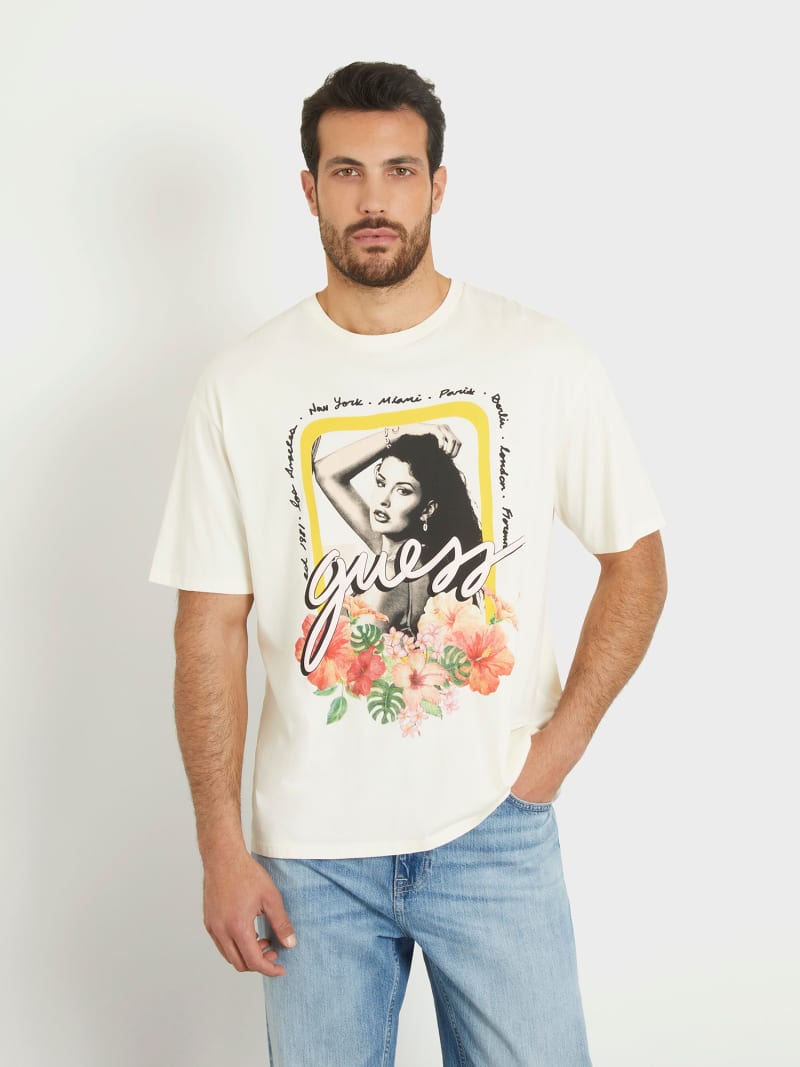 GUESS® T-shirt Frontprint Herren