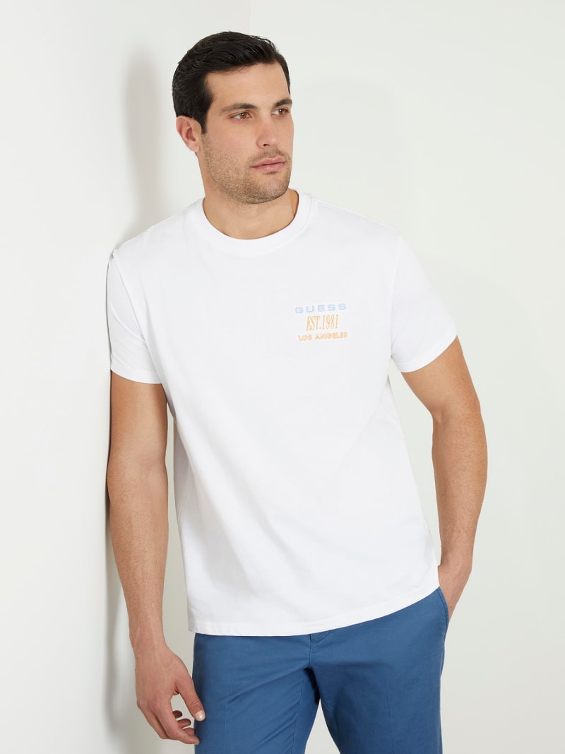 T-Shirt mit rückseitigem Print