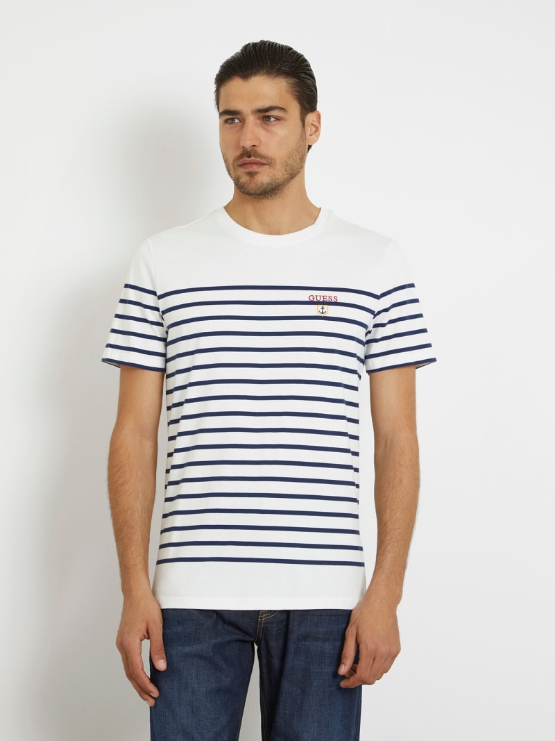 Tee shirt guess rayure deals