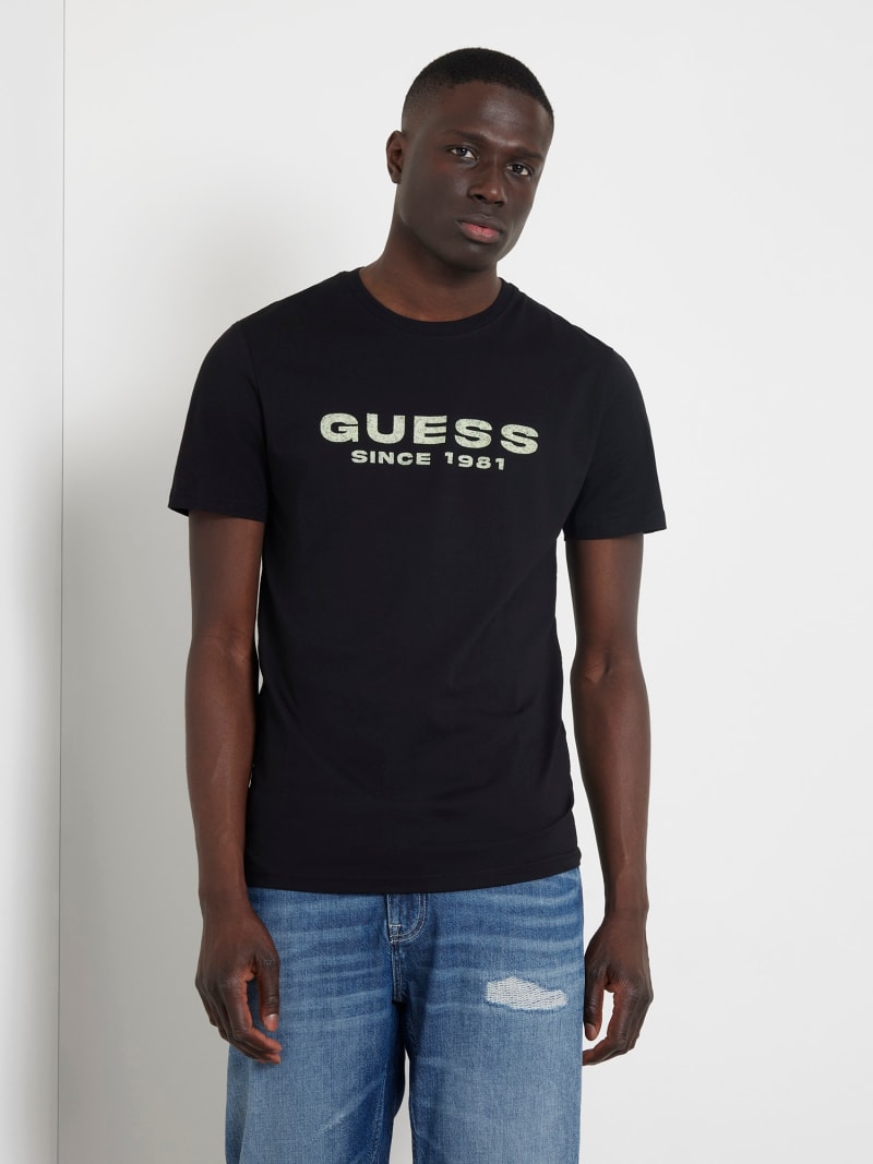 GUESS Front logo t shirt Men
