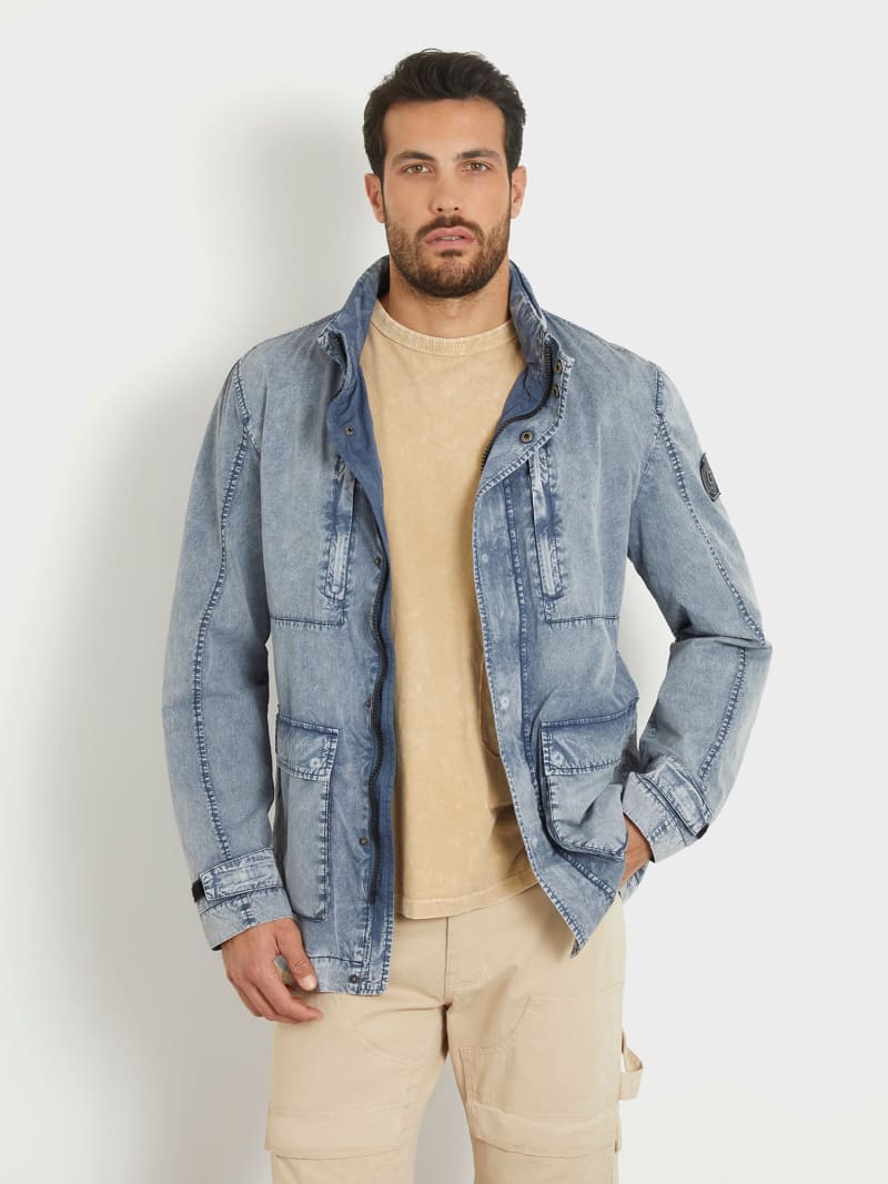 Cargo pocket jacket best sale