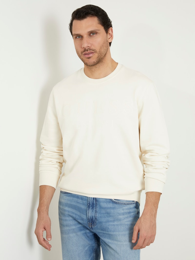 Cream guess sweatshirt 2025