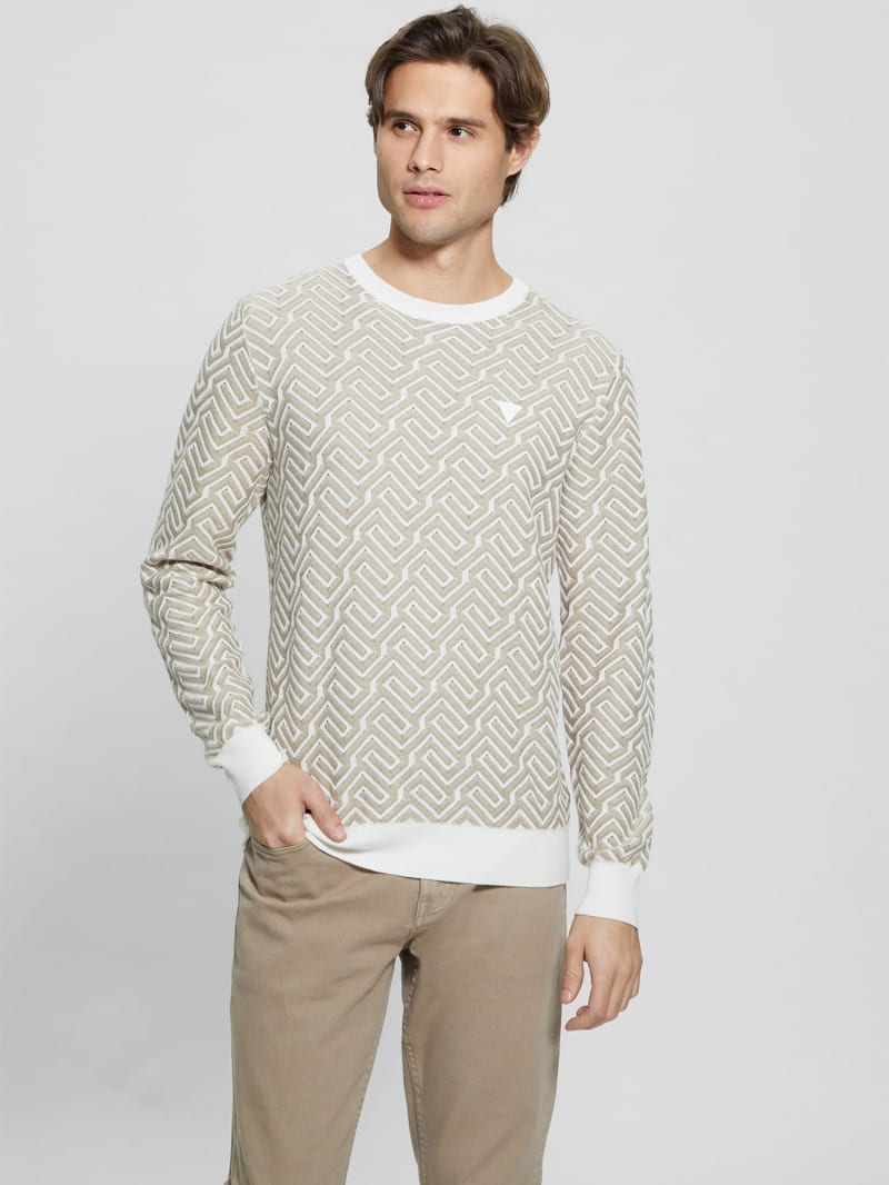 Pullover aus Leinenmix