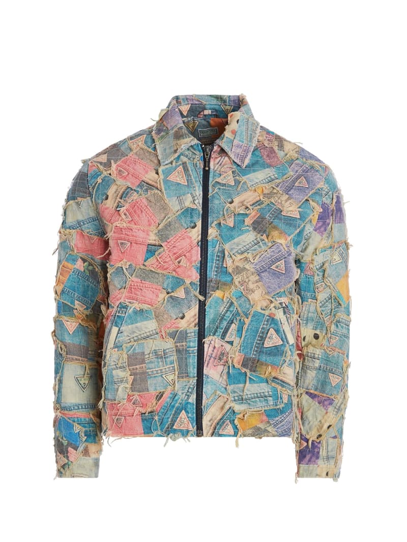Mens patchwork jacket shop