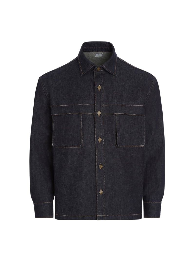 Regular fit denim shirt