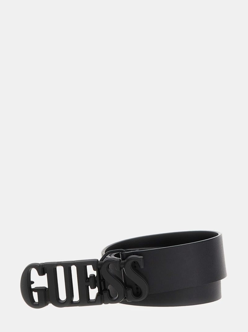 GUESS-logo buckle belt