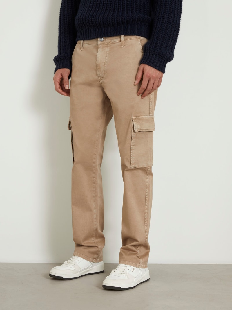 Pantalon cargo taille moyenne