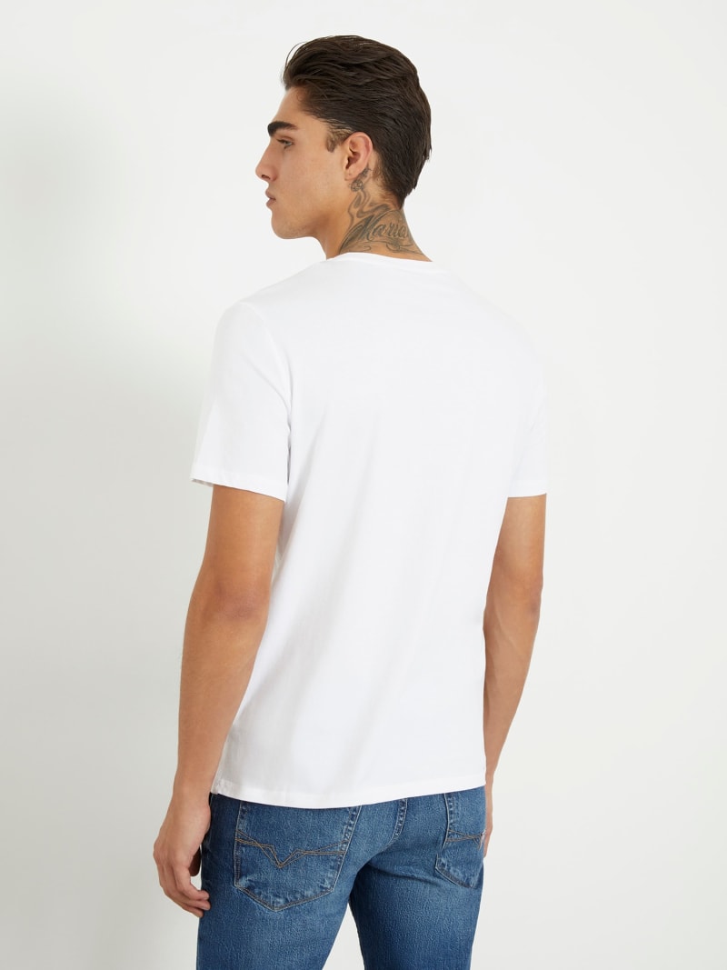 GUESS® Stretch-T-Shirt mit Logodreieck Herren 