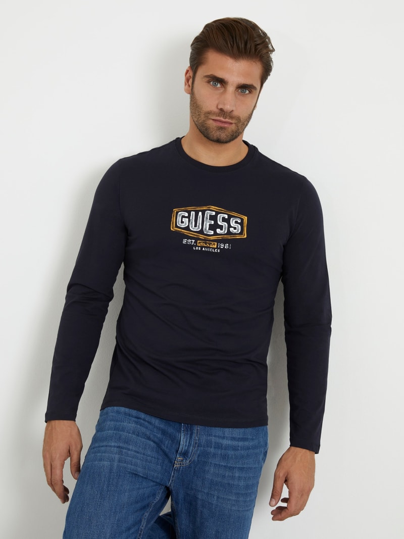 Long sleeve guess t shirt top