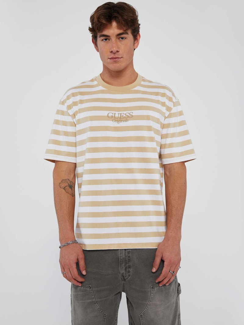 Striped t-shirt with logo