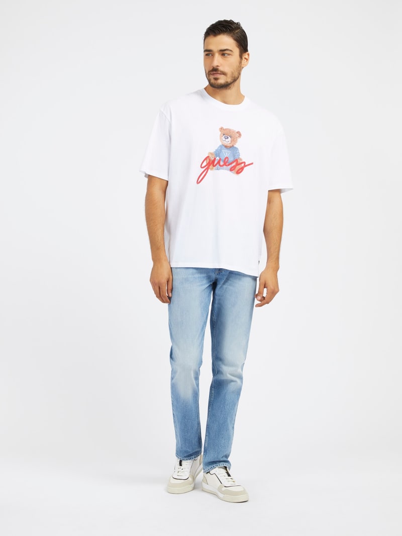 GUESS® T-Shirt mit Logo vorn Herren 