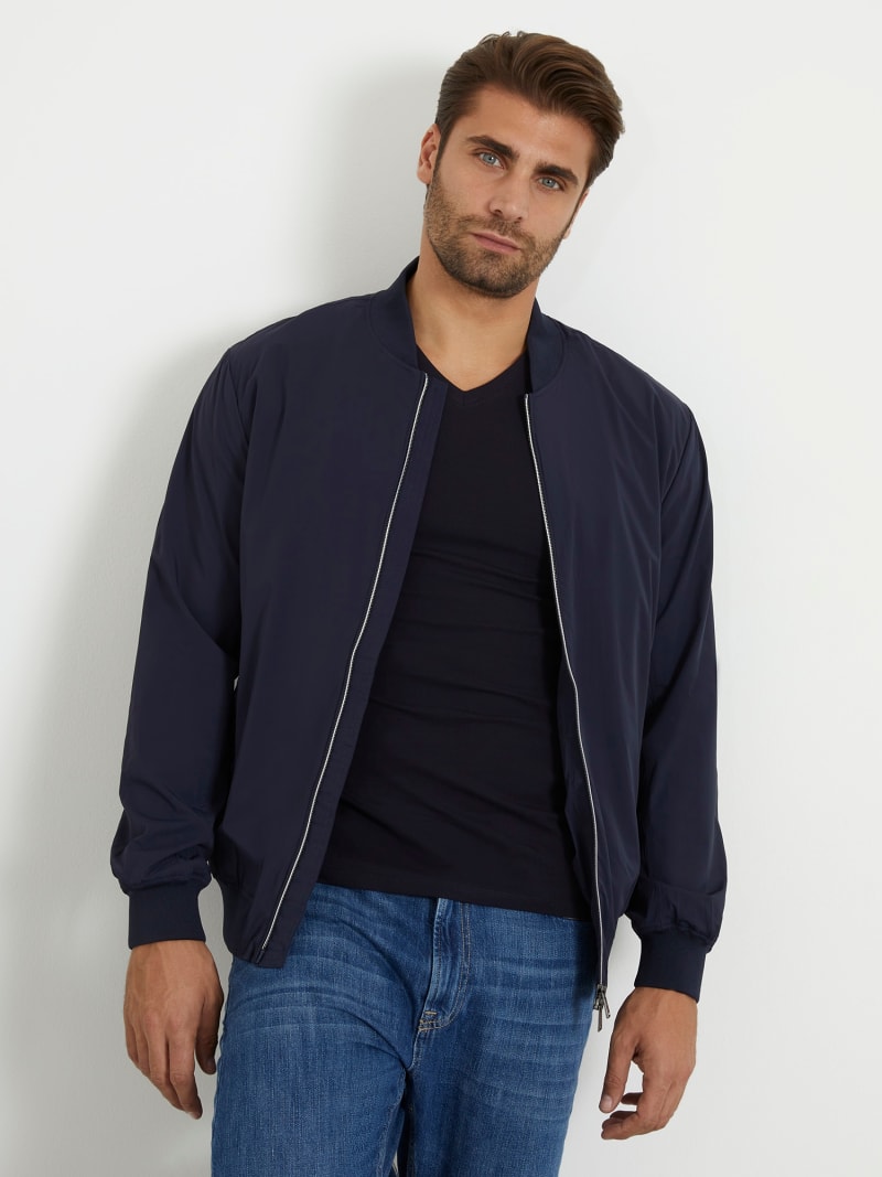 Tech stretch bomber jacket