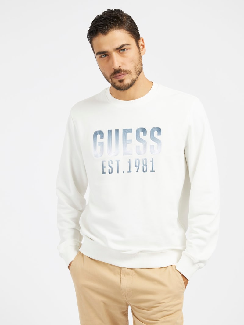 Embroidered logo sweatshirt