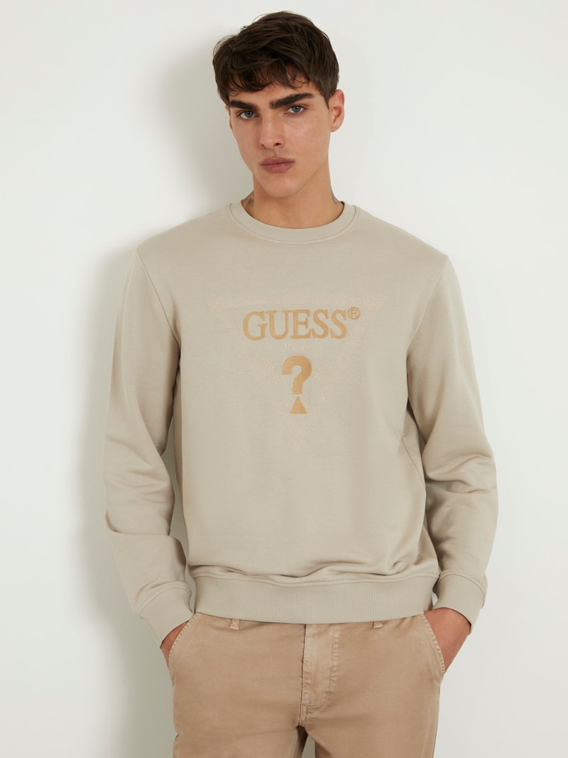 GUESS® Triangle logo sweatshirt