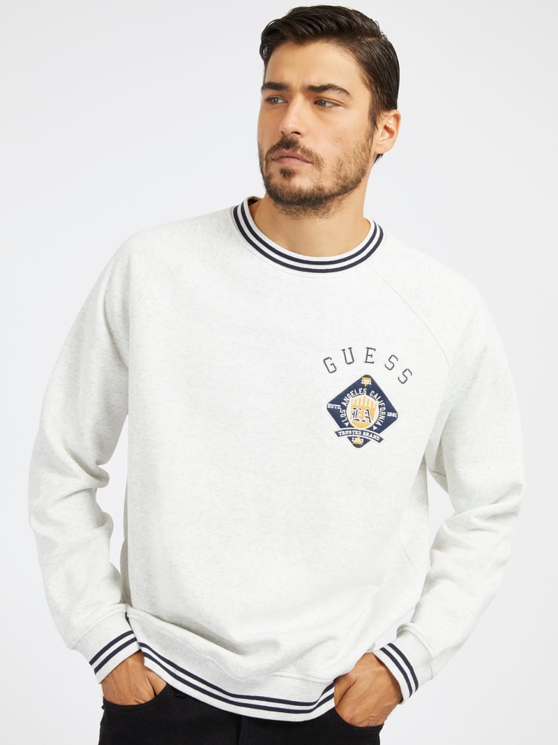 Sweatshirt com logótipo na frente