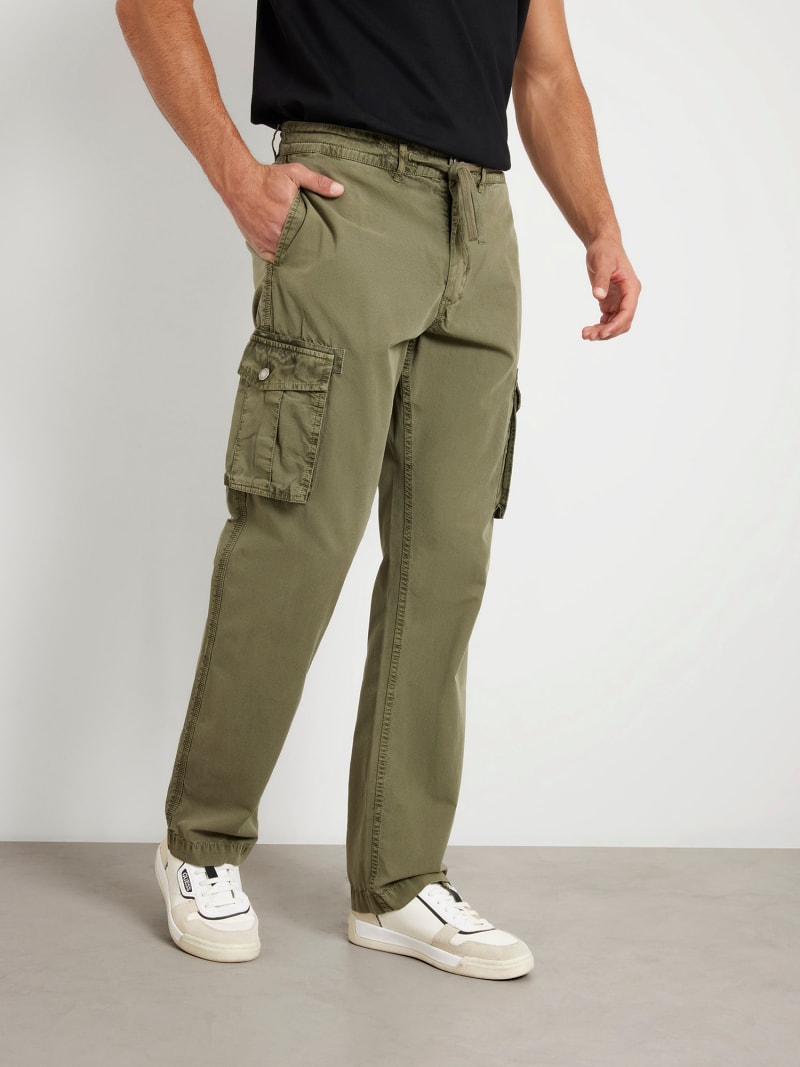 Guess cargo pants mens cheap