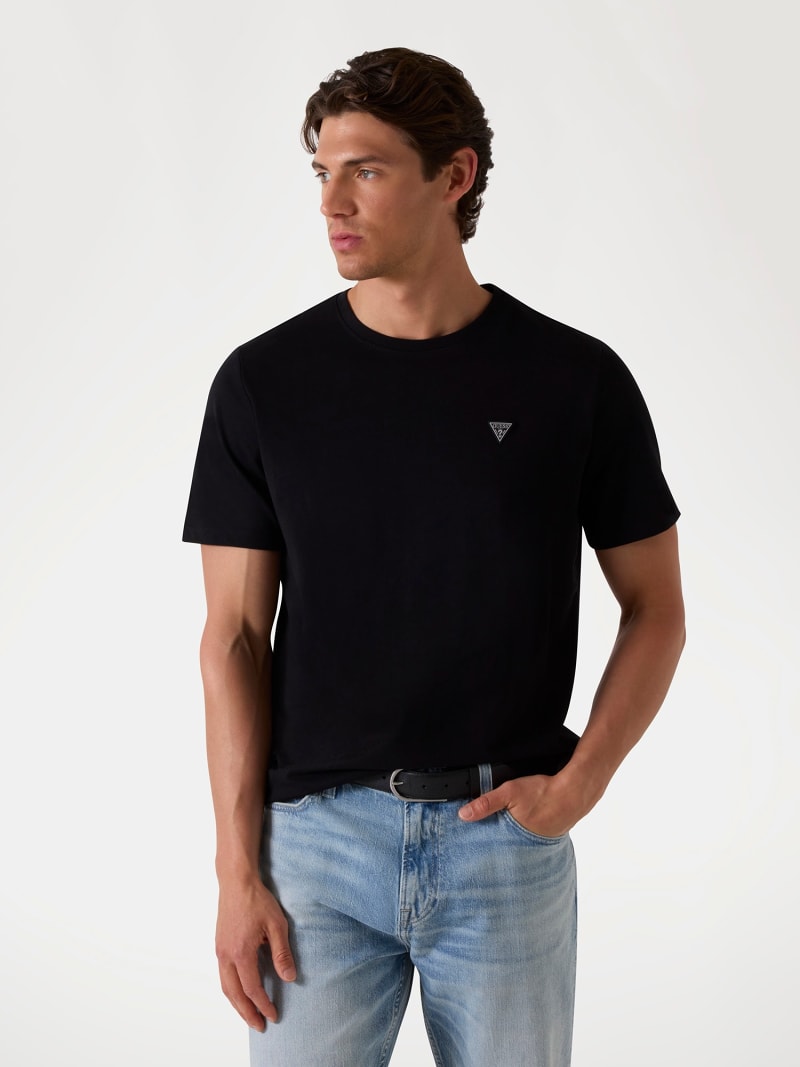 T Shirt kleines Logo Dreieck