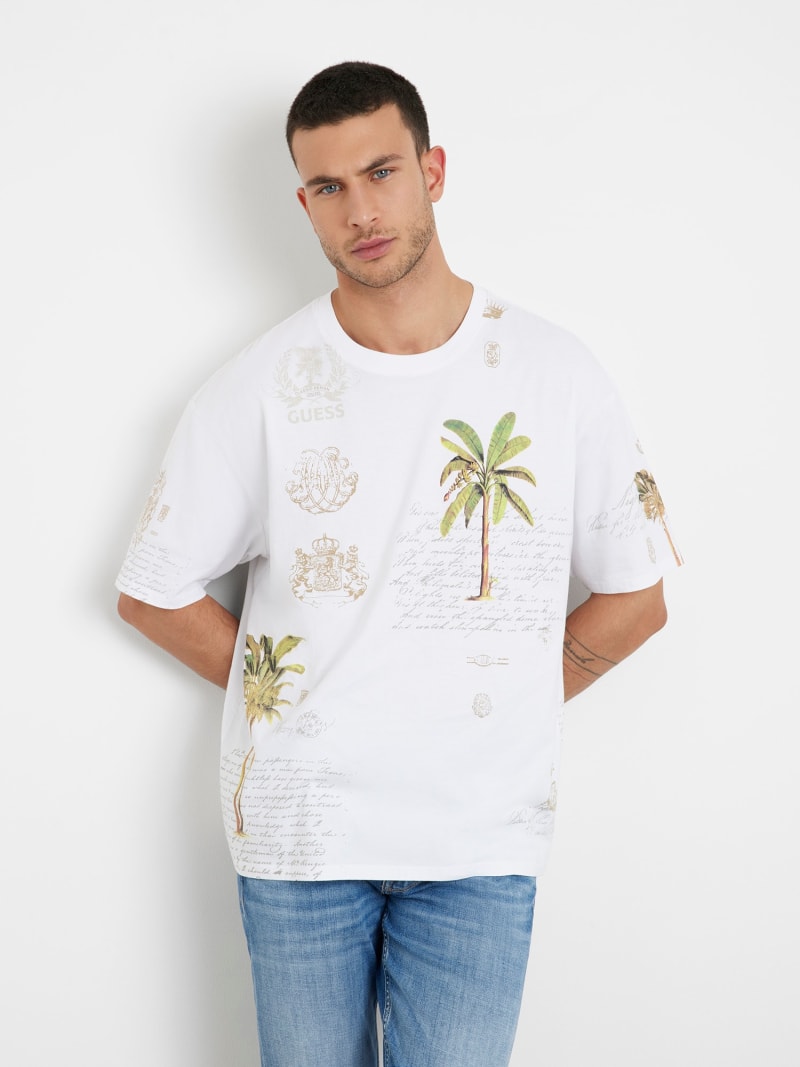 GUESS All over print t shirt Men