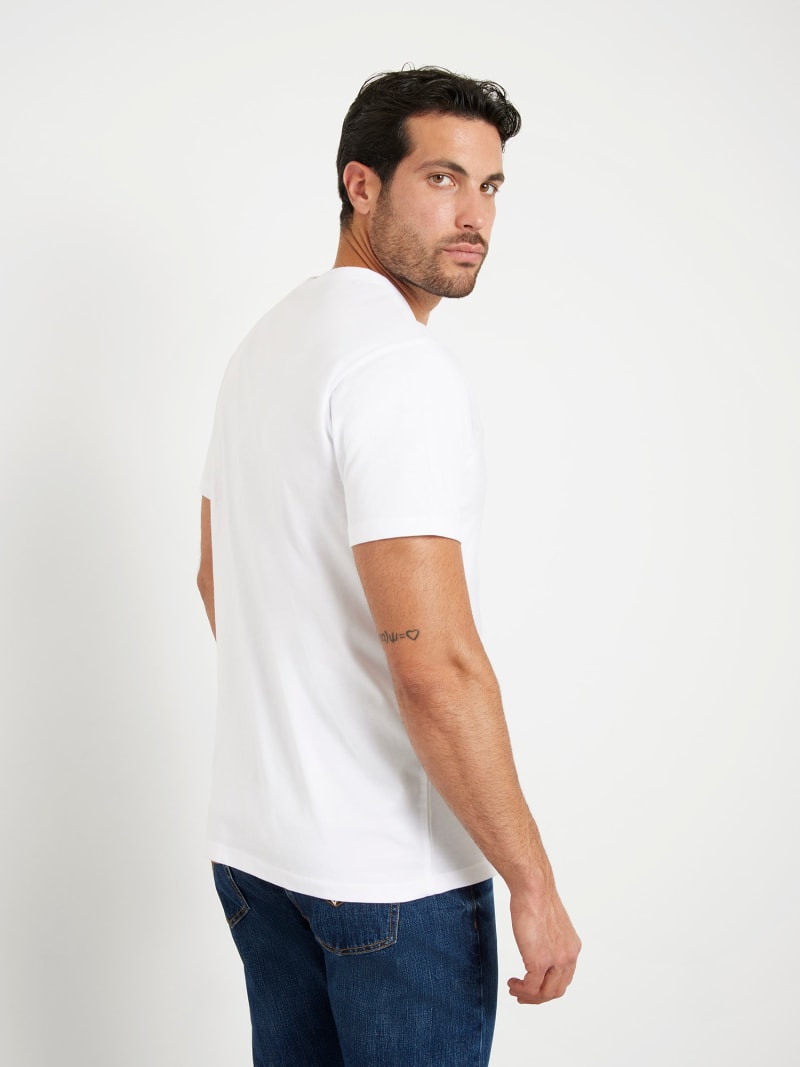 GUESS® T-Shirt Logostickerei Herren