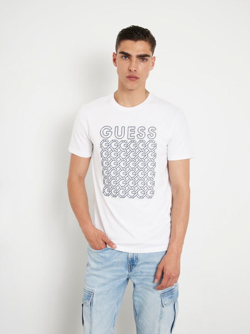 Front logo stretch t shirt