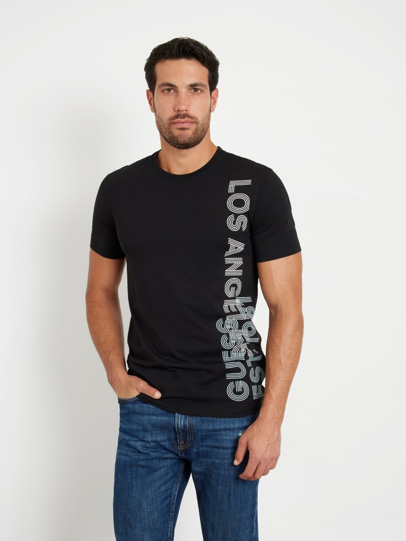 Tee shirt guess los angeles homme sales