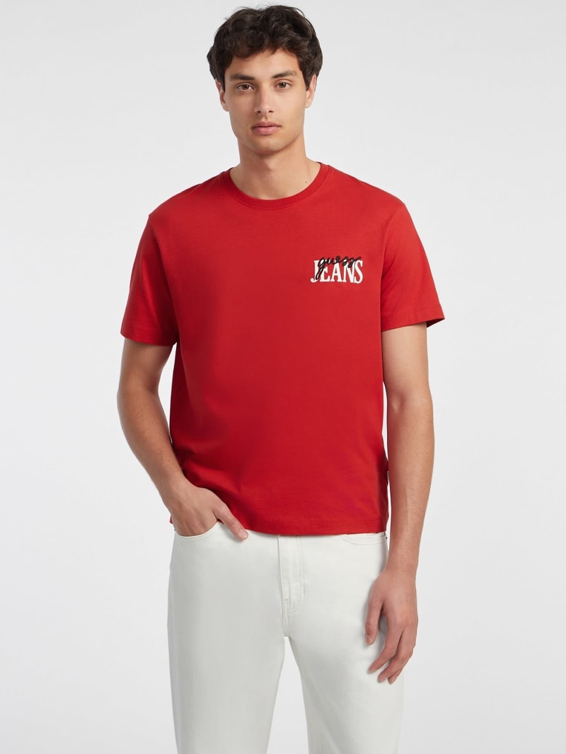 T shirt logo guess shop