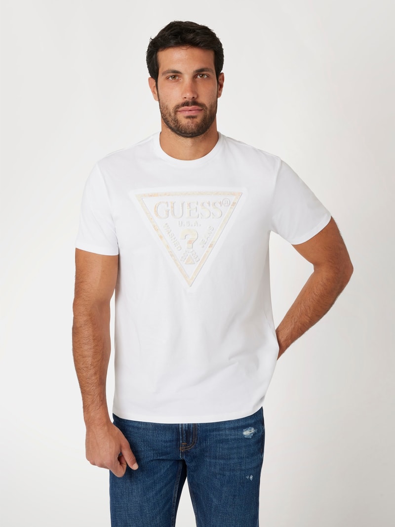 White guess t shirt top