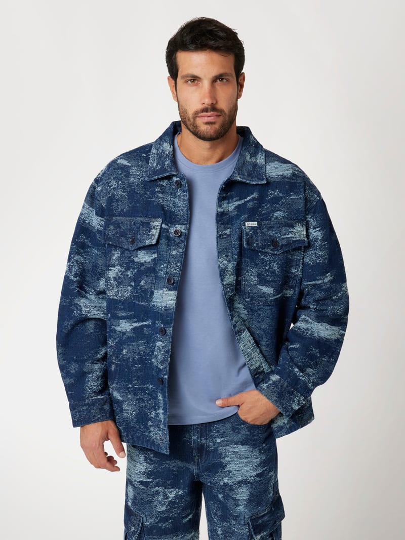 Giacca jeans guess uomo shop