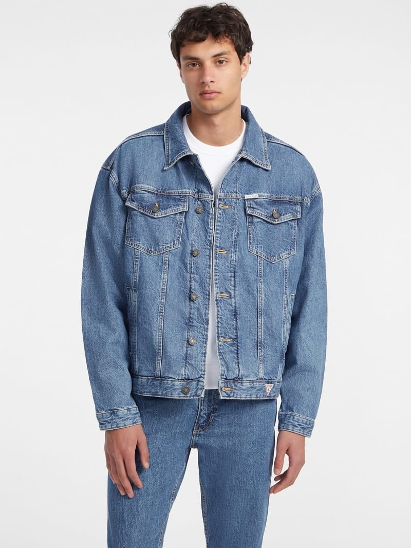 GUESS® Oversized Denim Trucker Jacket