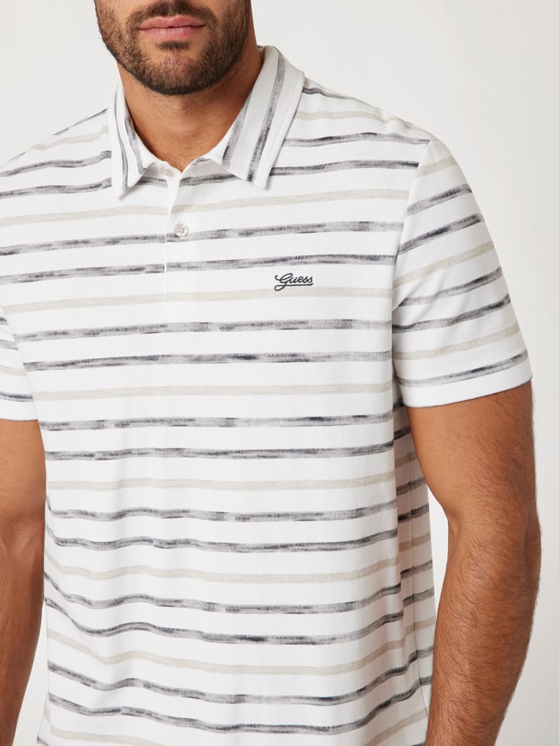GUESS Striped polo Men