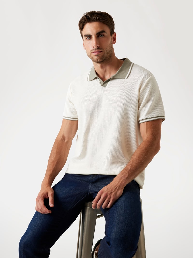 GUESS® Knit polo shirt Men