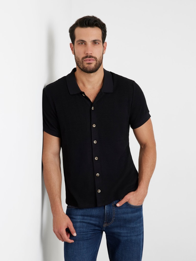 GUESS Zacht gebreid overhemd