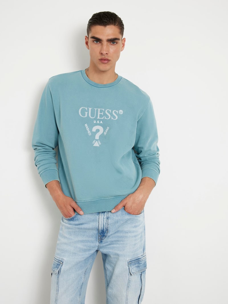 GUESS Triangle logo sweatshirt Men