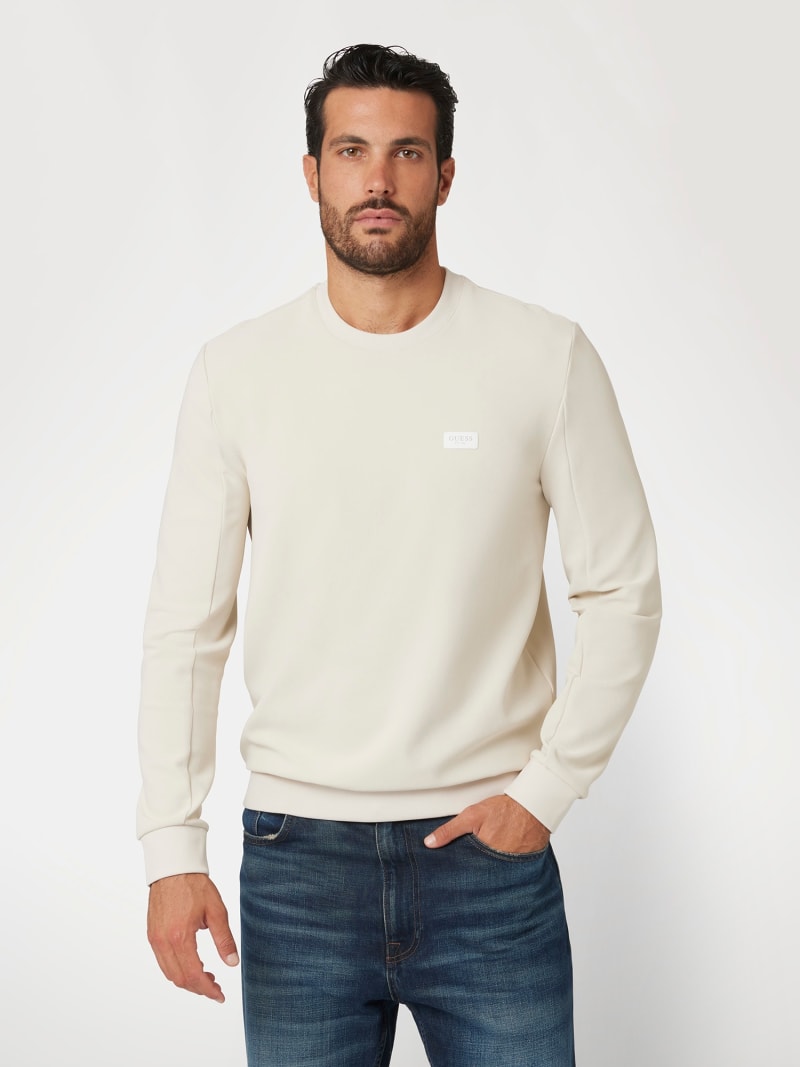 Guess cream sweatshirt sale