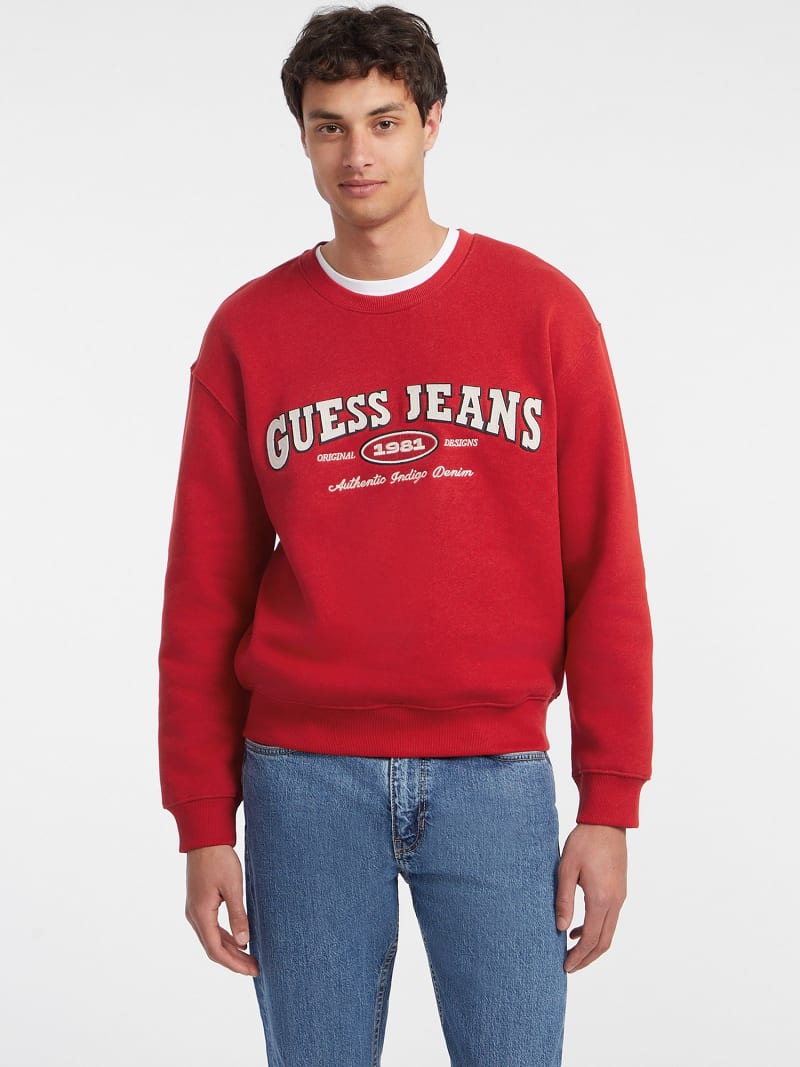 Guess jeans sweatshirt mens deals