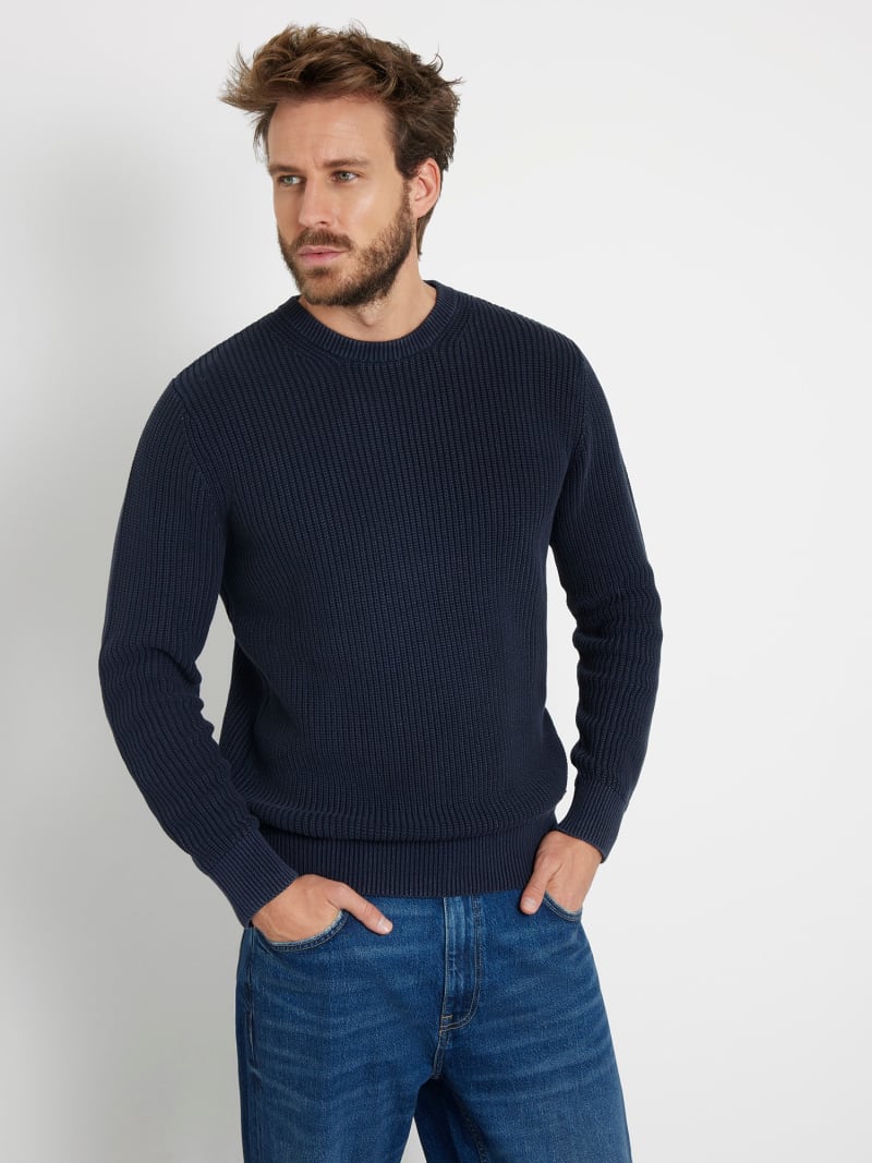 GUESS Geribde sweater Heren