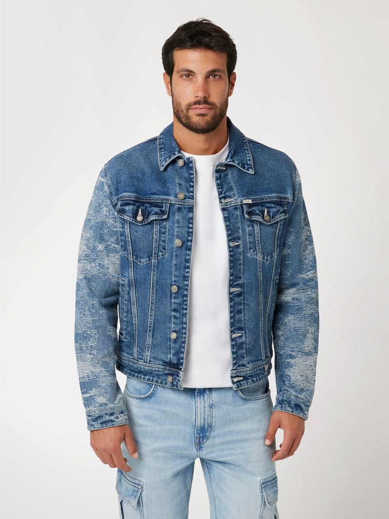 Denim guess jacket top
