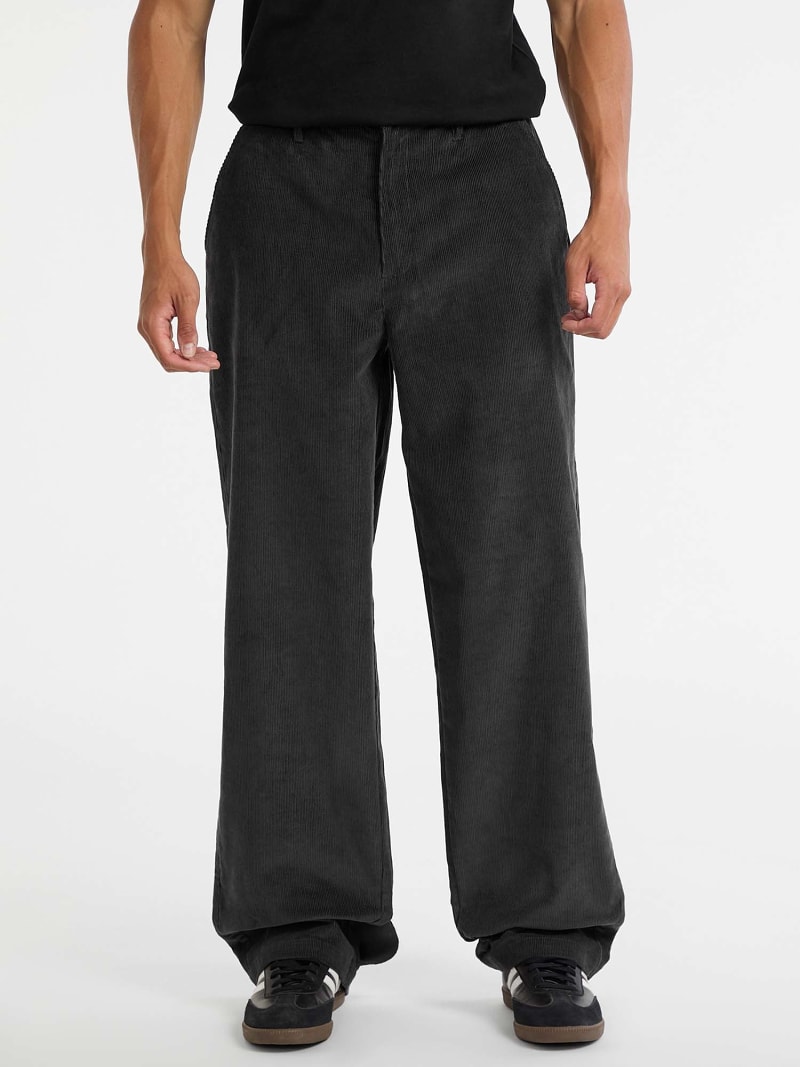 『CHRO 3BTTN 2SNAP BLACK』 GUESS® Bol paça chino pantolon