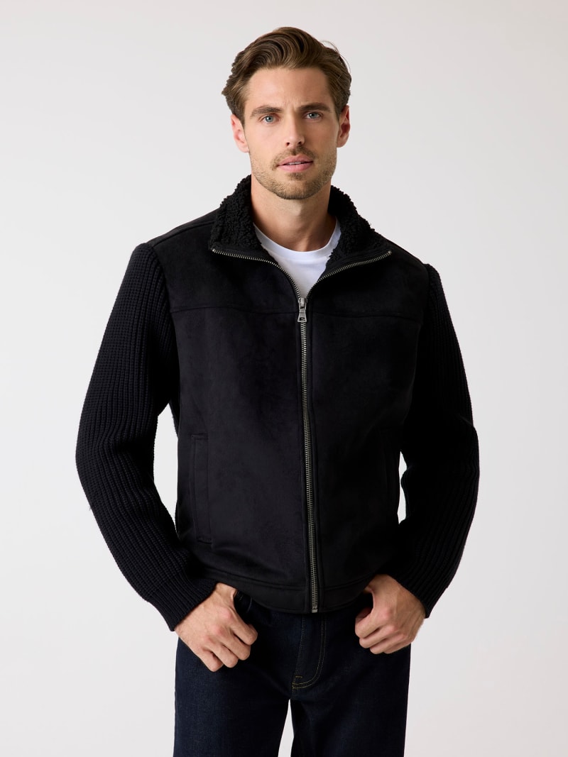 Faux-suede jacket Men | GUESS® Past Collections