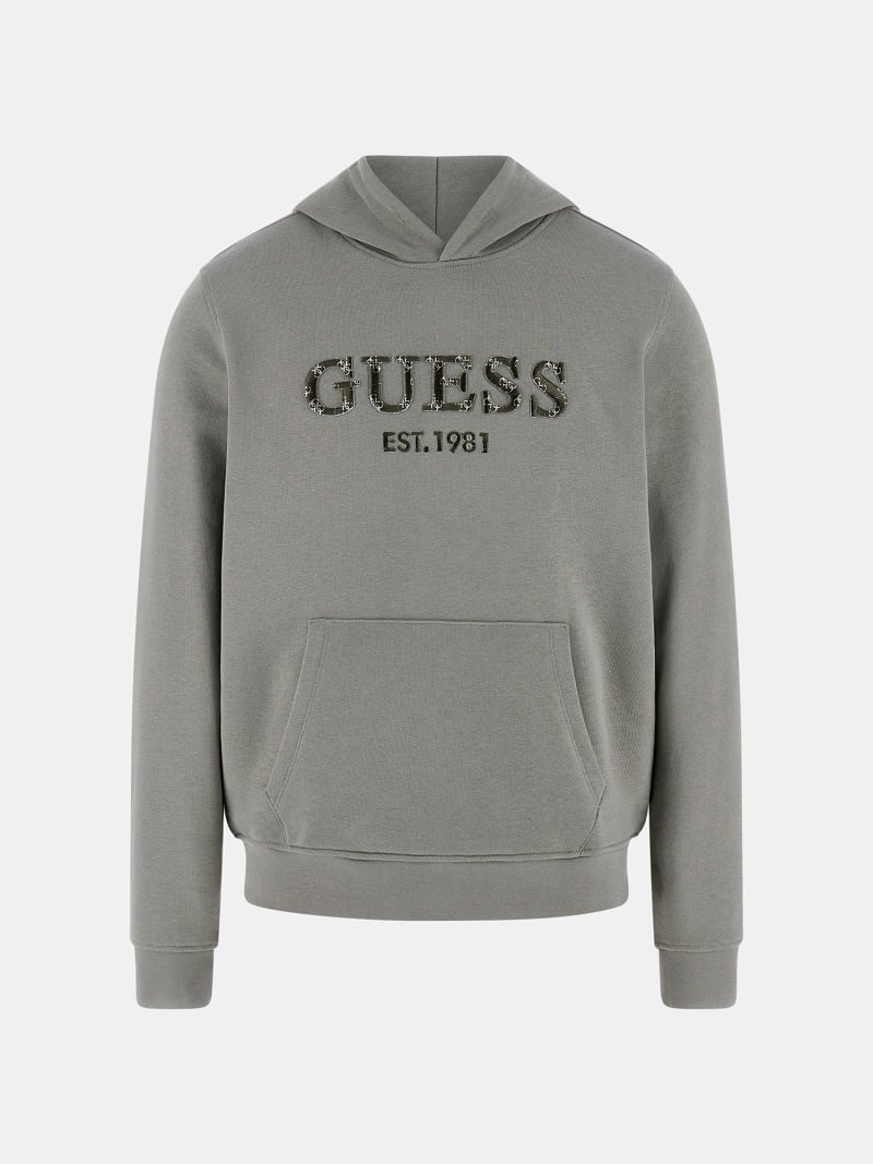 GUESS® Terry logo hoodie sweatshirt