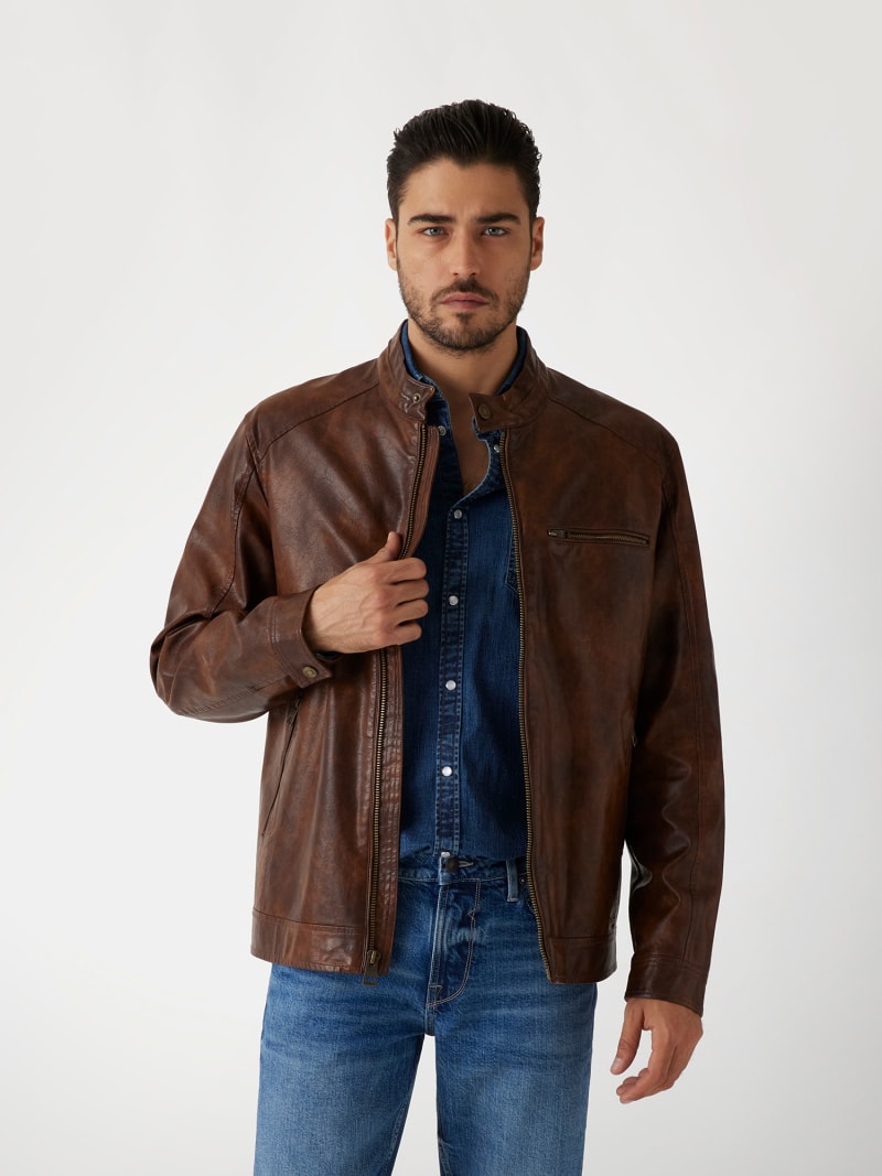 Biker Giacca Guess Similpelle Guess Donna, Giacca Biker In