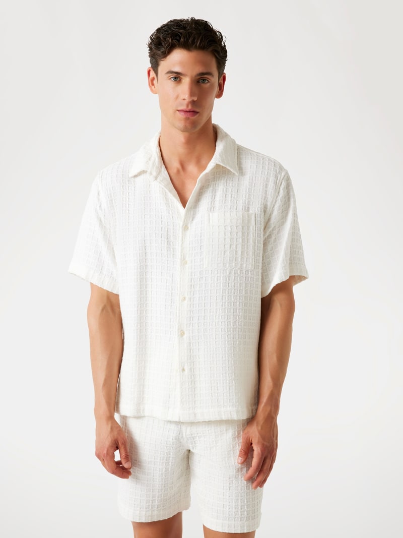 Chemise à Carreaux Guess Western Country - Rouge - Taille M (36-38) - Occasion Très Bon état