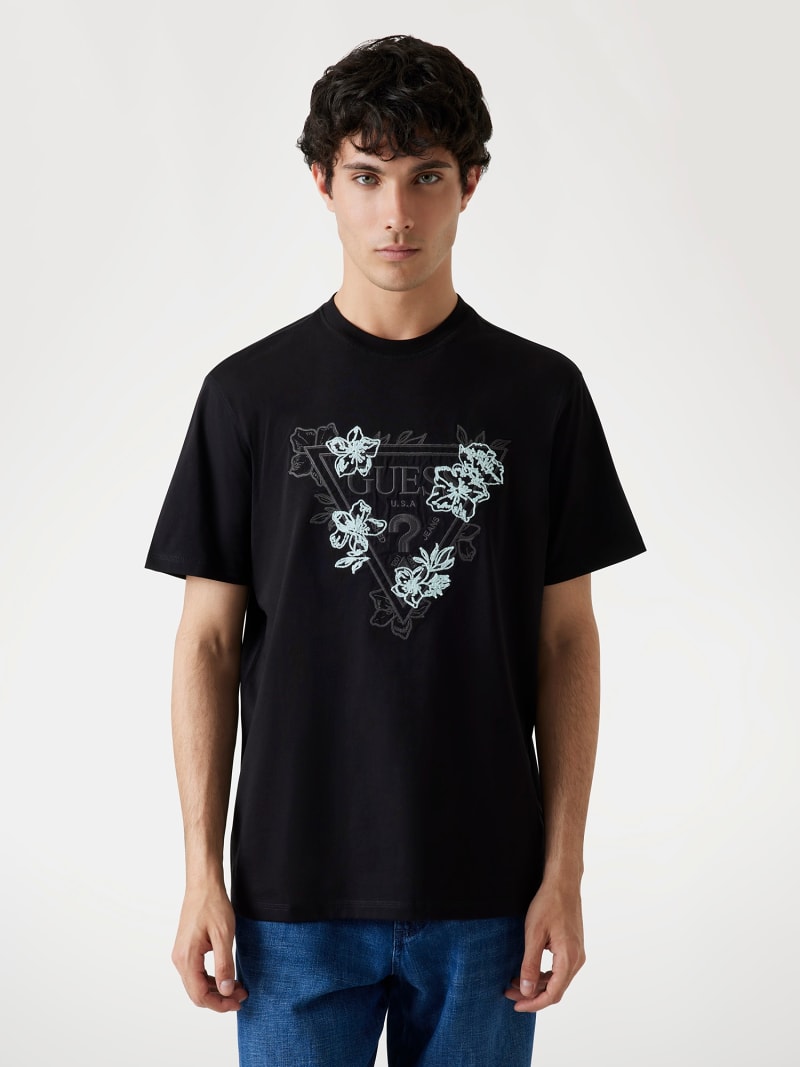 GUESS® T-shirt logo fiori Uomo