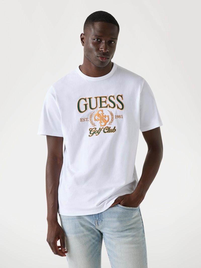 GUESS® T-shirt geborduurd logo Heren