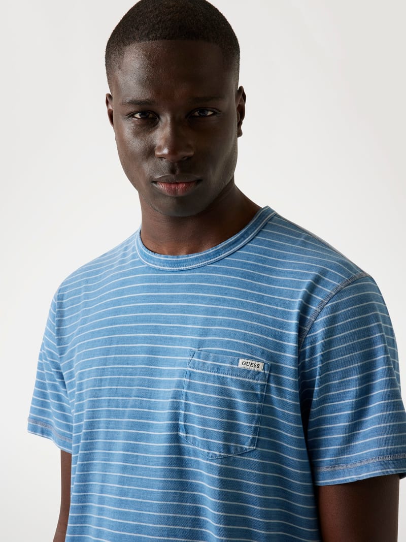 Guess Jeans Camiseta Guess Hombre Rayas Verticales Camiseta Guess - Main Image