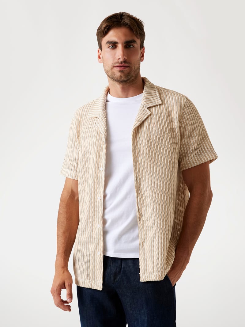 Asos Camiseta Guess Rayas Horizontales GUESS® Camisa Punto A Rayas