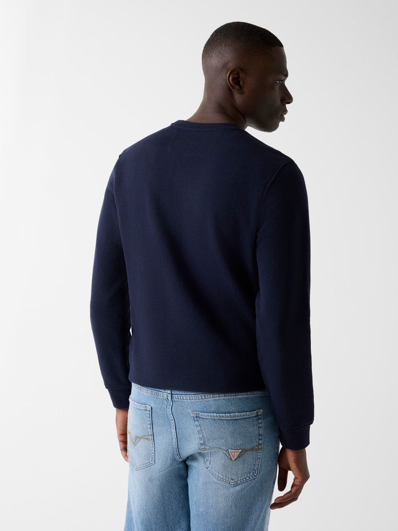 GUESS® Logo patch sweatshirt Erkek