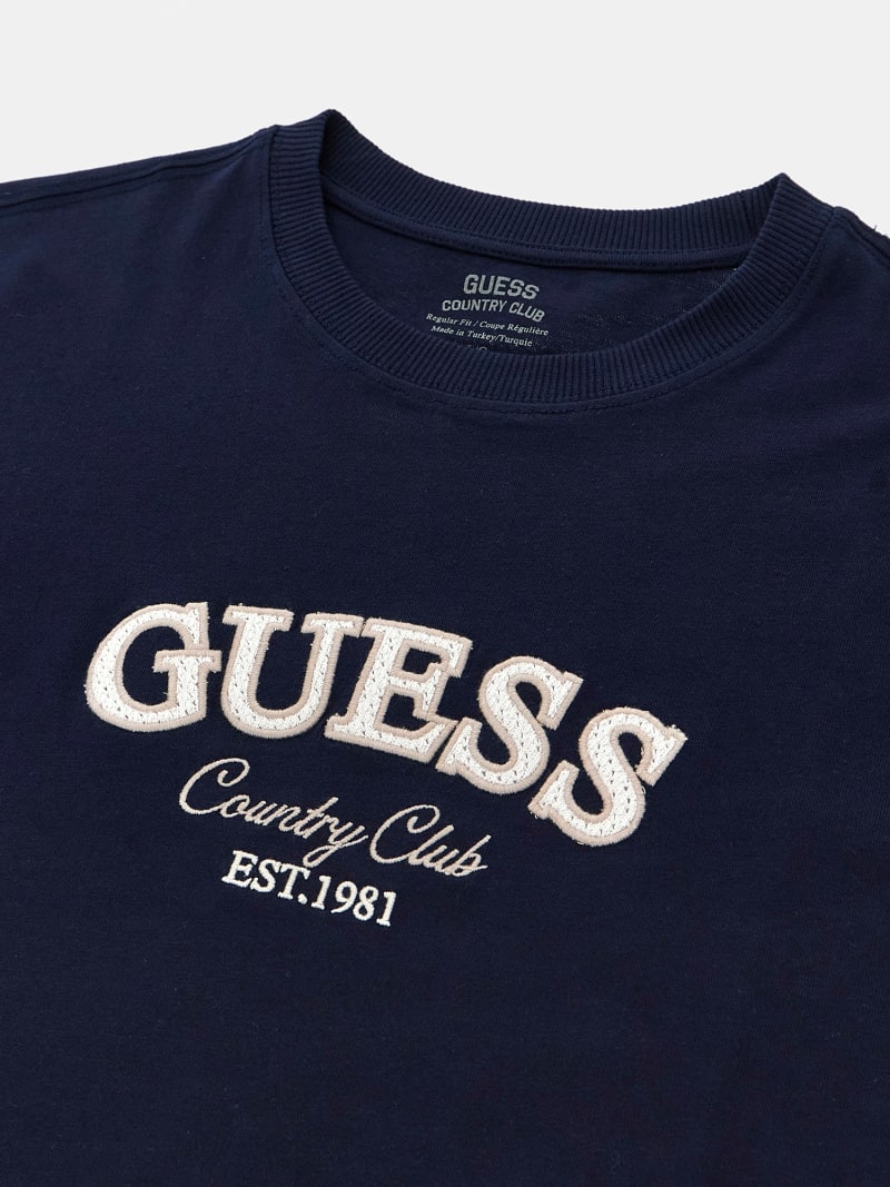 GUESS® Nakışlı logolu tişört Erkek