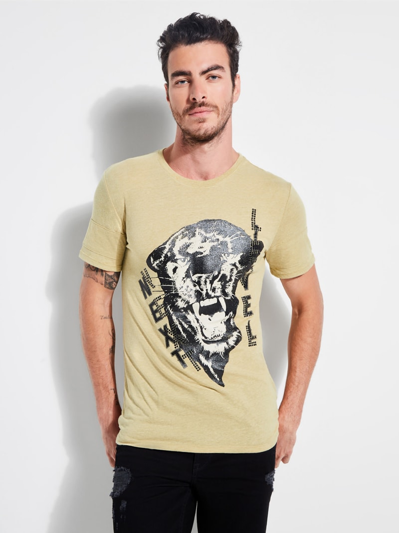 guess tiger t shirt