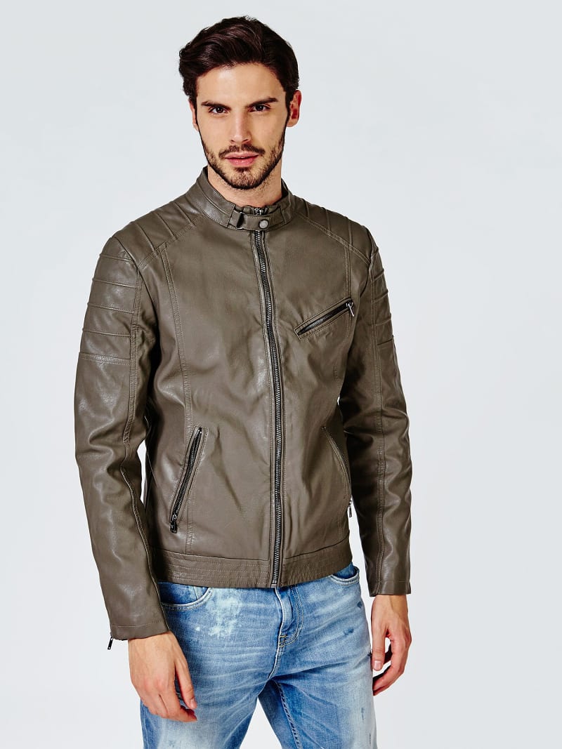 COATED-LOOK JACKET | Guess Official